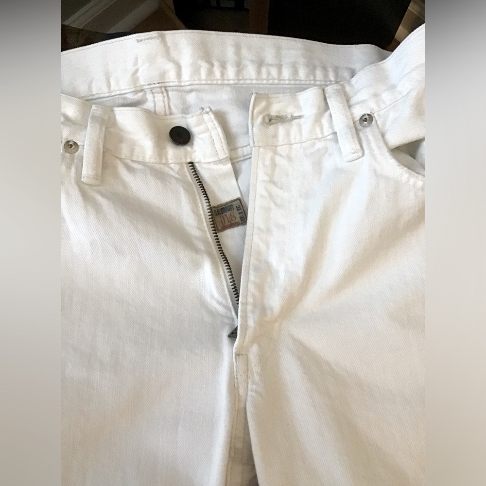 POLO RALPH LAUREN White Slim Straight Jeans - Picture 5 of 7